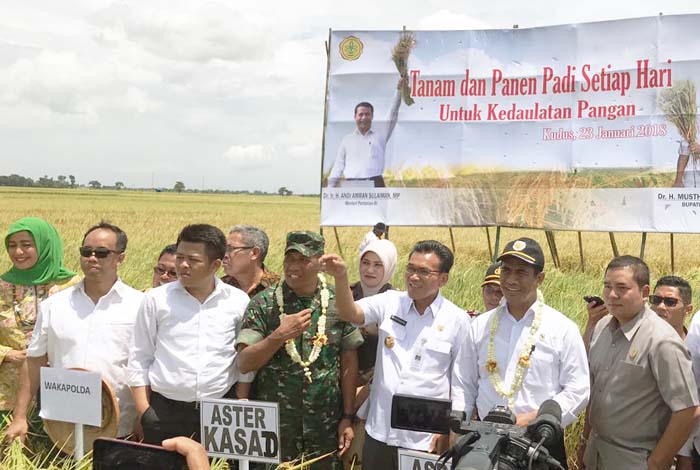 Kendalikan Harga Beras, Mentan Desak Bulog Segera Serap Gabah Petani
